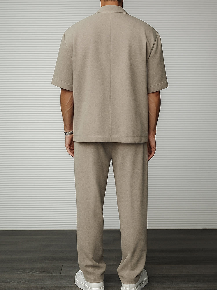 Short Sleeve Blazer Set