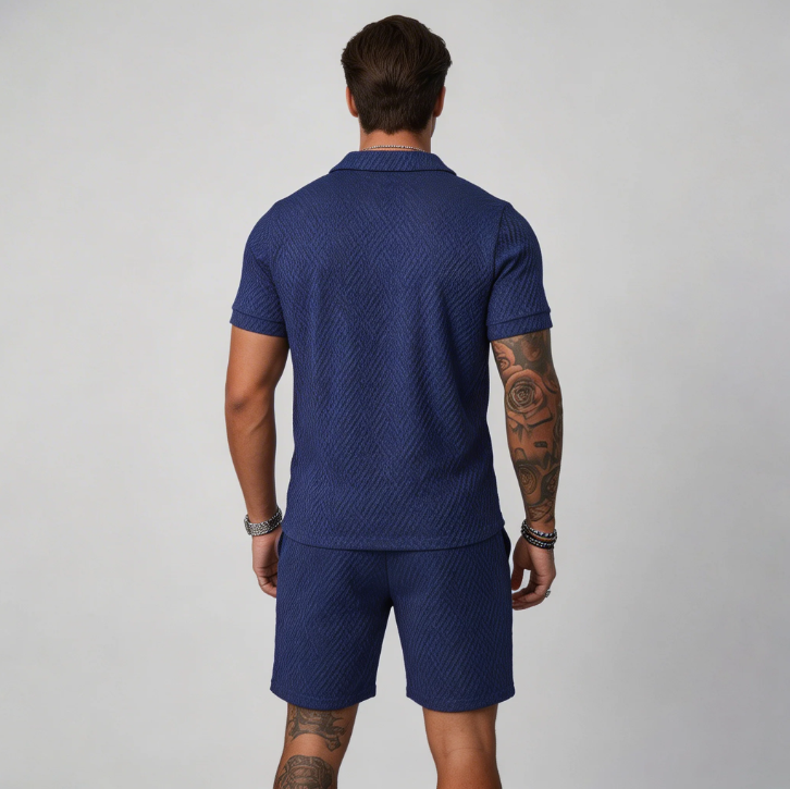 Matching Polo Shirt & Shorts Outfit