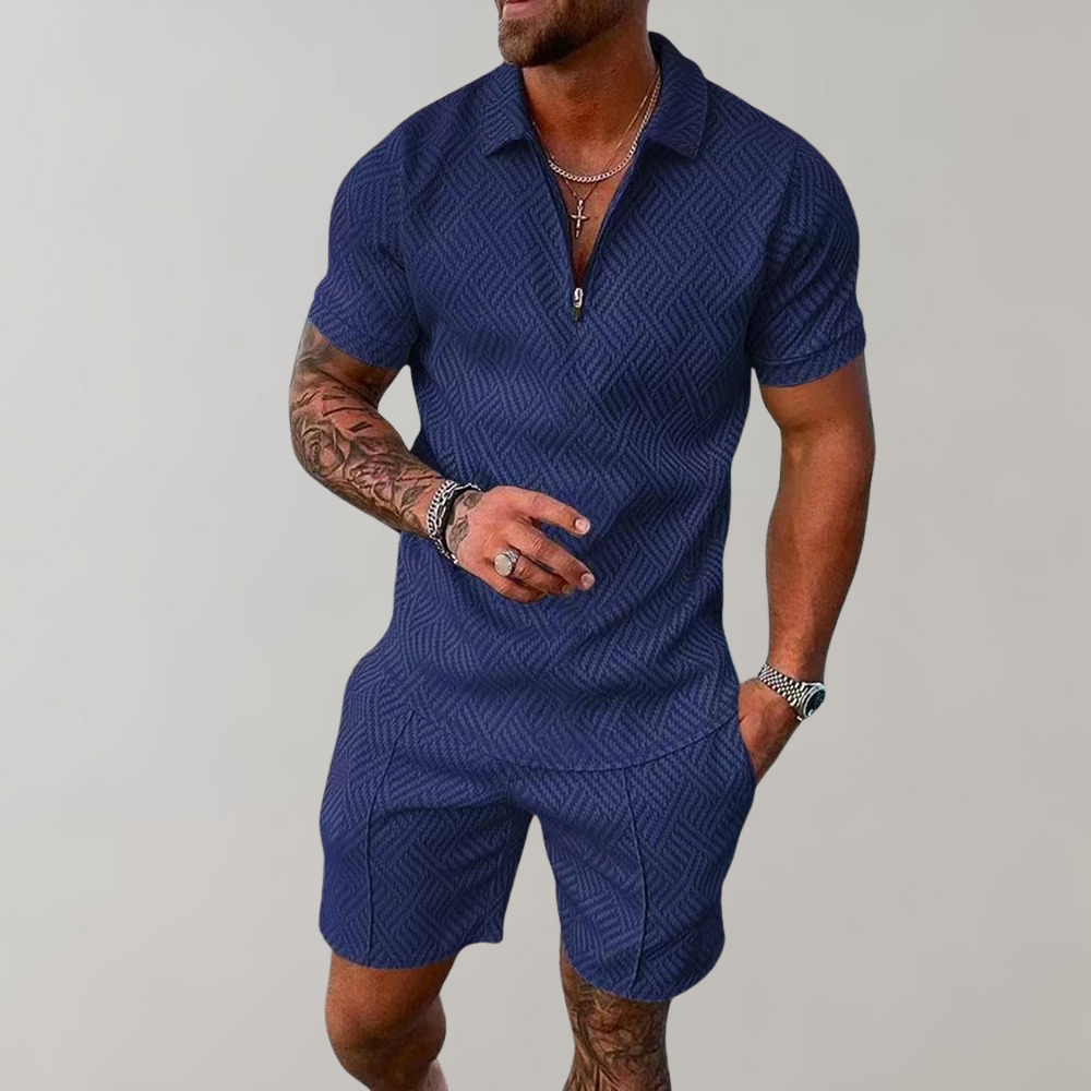 Matching Polo Shirt & Shorts Outfit