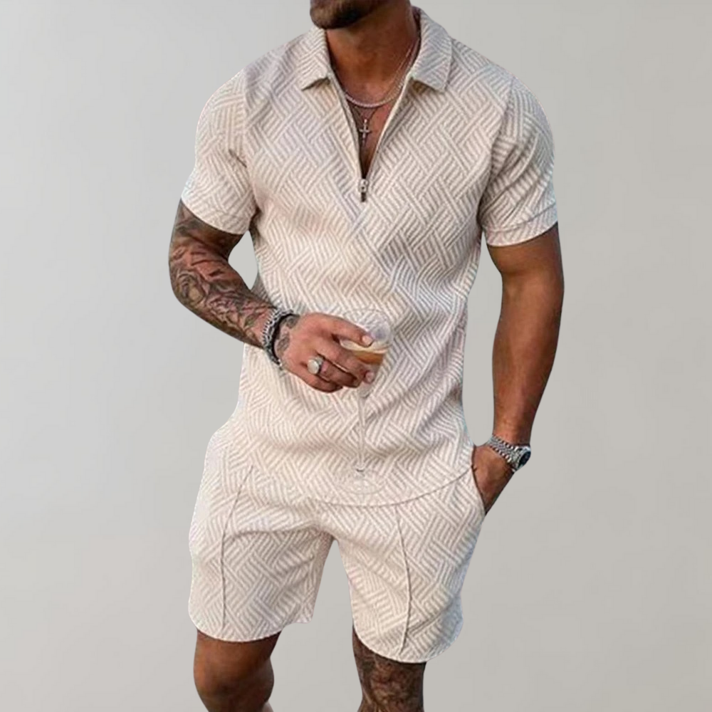 Matching Polo Shirt & Shorts Outfit