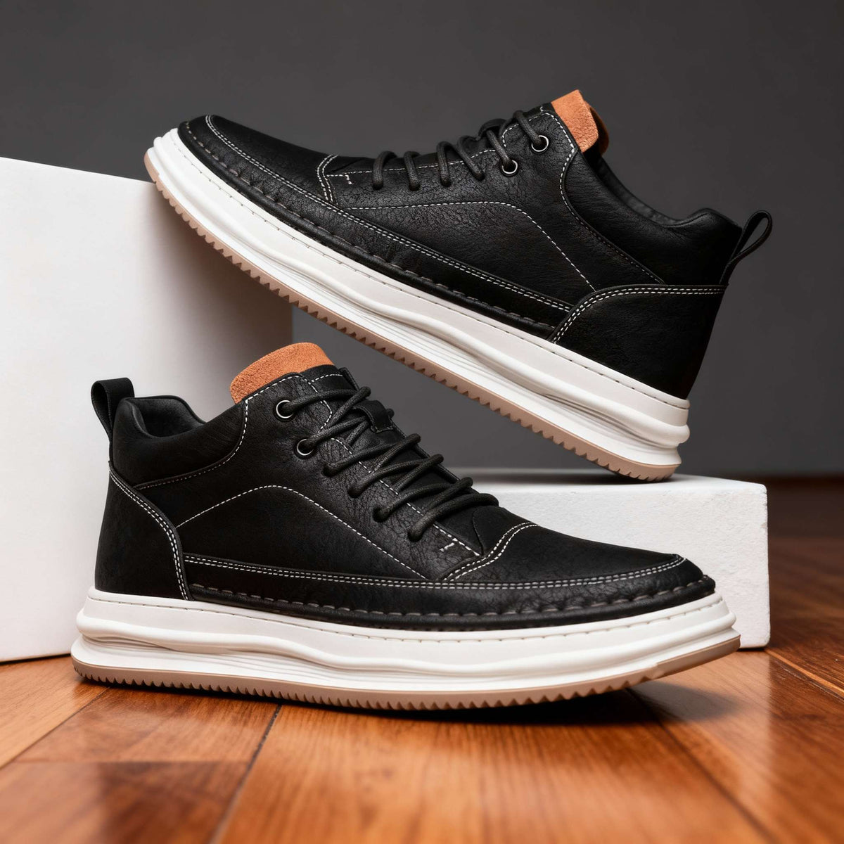 Johnson Textured Sneakers